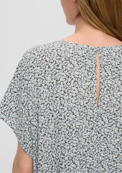 Produktbild S.Oliver Bluse Oversized Viskose-Bluse mit verlängertem Rückenteil (38)