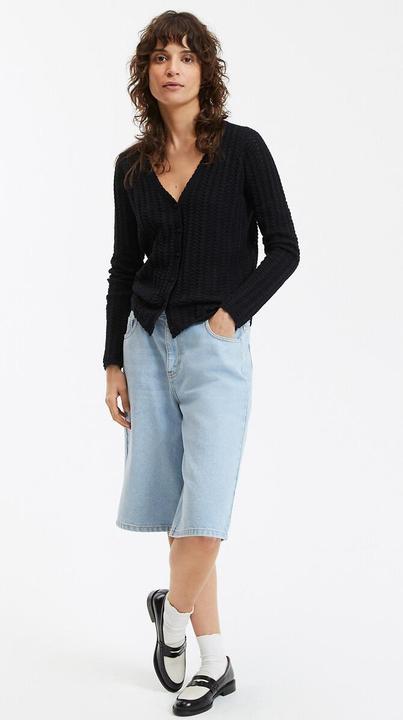 Actual product image La Redoute Collections Feinstrickcardigan mit V-Ausschnitt und Knopfverschluss (M)