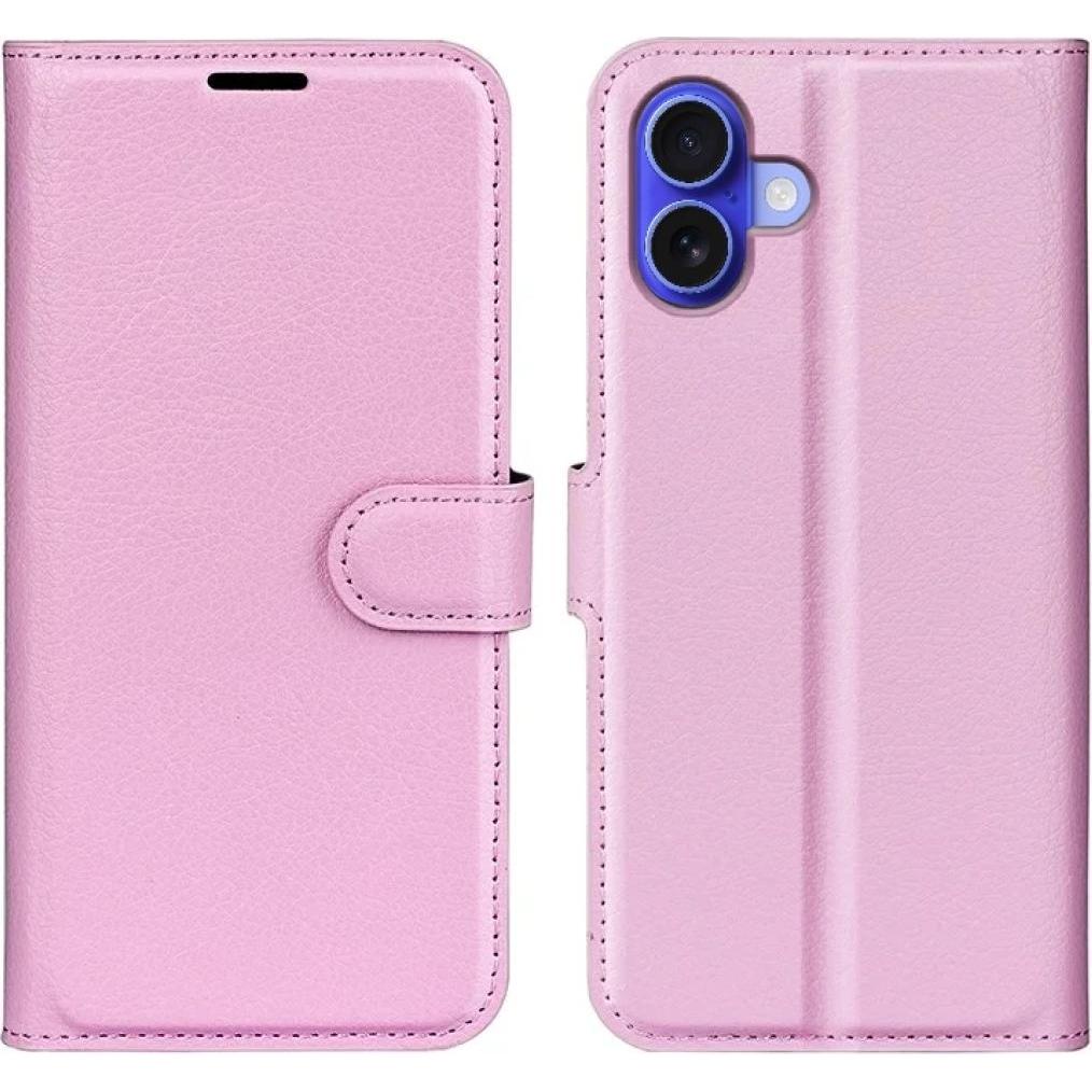 Thumbnail - Screenguard Apple iPhone 16 Plus Leather Guard Lederhülle (Apple iPhone 16 Plus), Smartphone Hülle, Rosa