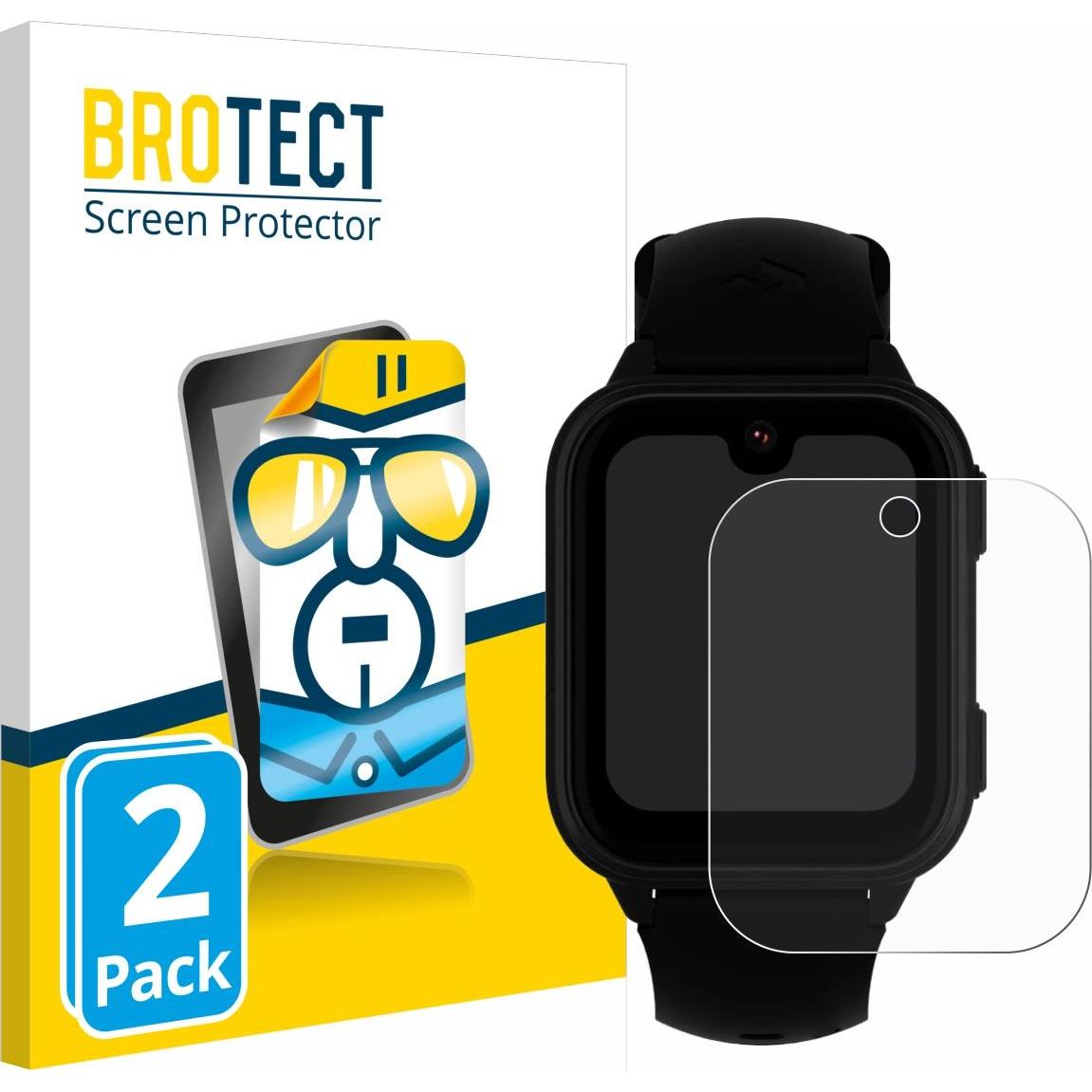 BROTECT Schutzfolie Displayschutz Displayschutzfolie Folie Klar Transparent, Smartwatch Schutzfolie, Transparent