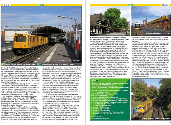 Immagine prodotto U-Bahnen in Deutschland (Tedesco, Inglese, Robert Schwandl, 2019)