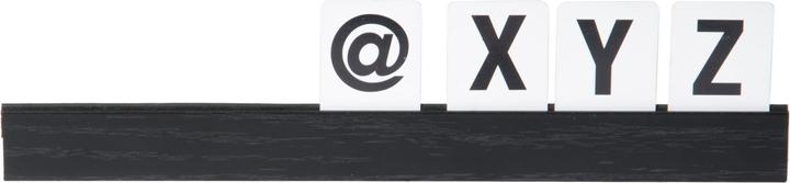 Produktbild Securit Buchstabenleiste schwarz (1.5 x 35.5 x 30 cm)