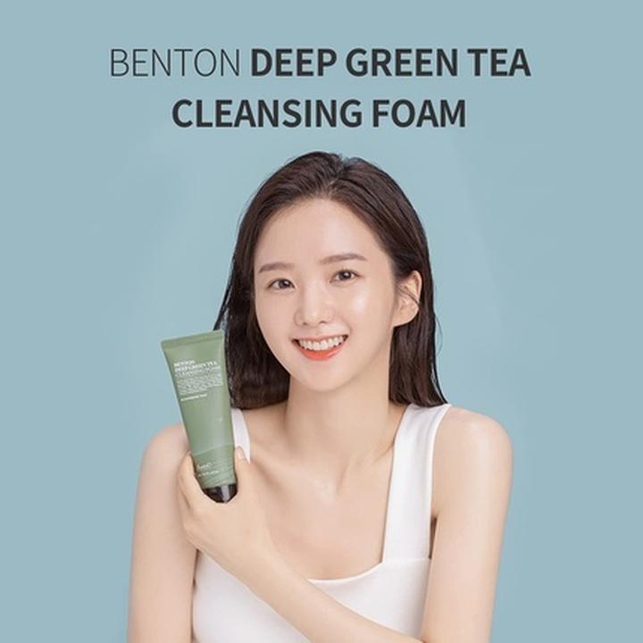 Produktbild Benton deep green tea cleansing foam (Reinigungsschaum, 120 ml)