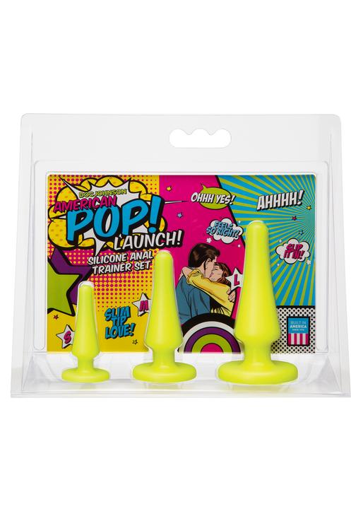 Immagine prodotto Doc Johnson Pop americano - Lancio! Set di allenamento anale in silicone