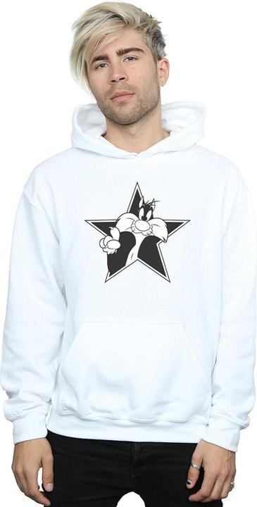 Image du produit Looney Tunes - Sweat à capuche SYLVESTER MONO STAR - Homme (L)