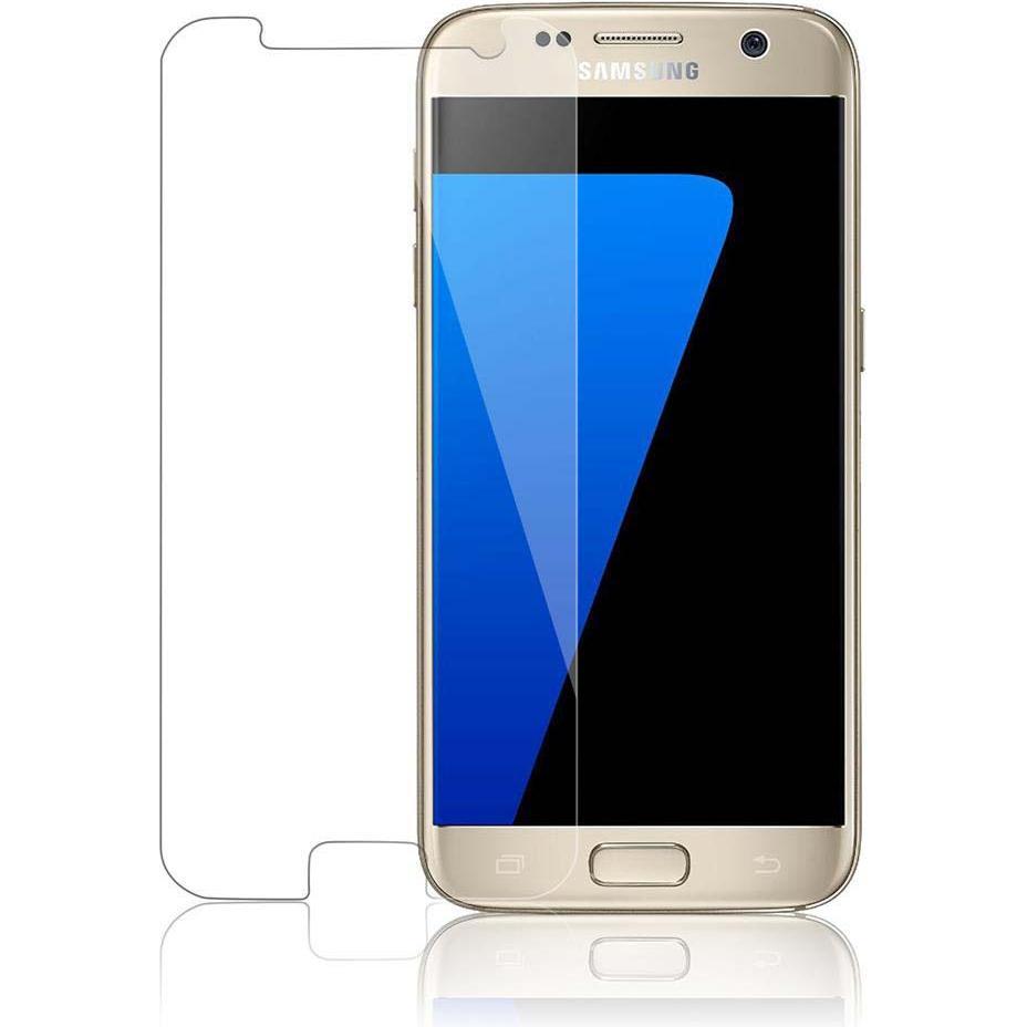 Cadorabo Display Schutzglas für Samsung Galaxy S7 (1 Stück, Samsung Galaxy S21), Smartphone Schutzfolie, Transparent