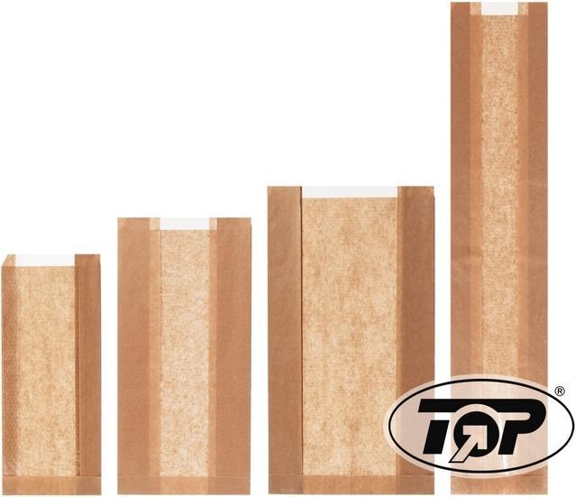 Actual product image Brotbeutel 16+8x32cm braun SF