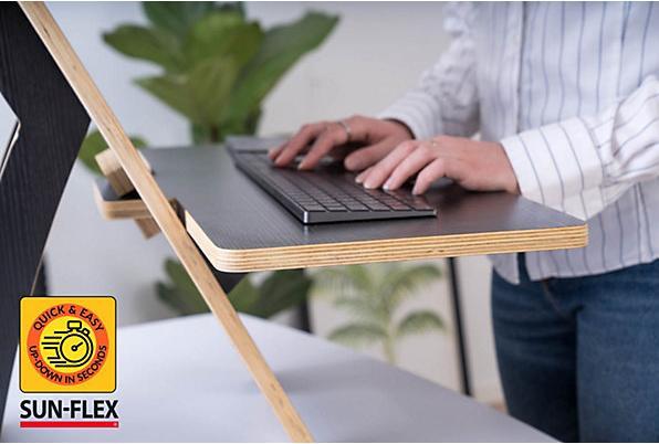 Produktbild kaiserkraft Laptophalter Sun-Flex Easydesk Rise