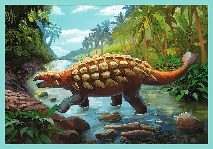 Actual product image Trefl Puzzle 10in1 In the world of dinosaurs 90390 (48 pieces)
