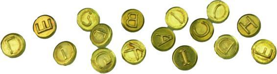 Productafbeelding Pebaro Branding stempelset, letters A t/m L (Vuurpunt)