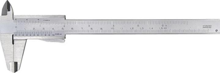 HP Autozubehör Pied à coulisse de poche DIN 862 150 mm avec blocage de couple carré (15 cm)