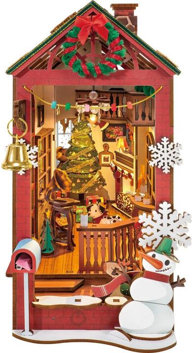 Actual product image Rolife Christmas Indoor Scene - Book Nook