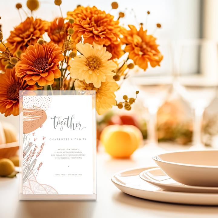 Image du produit Relaxdays 10x Présentoir de table (A5)