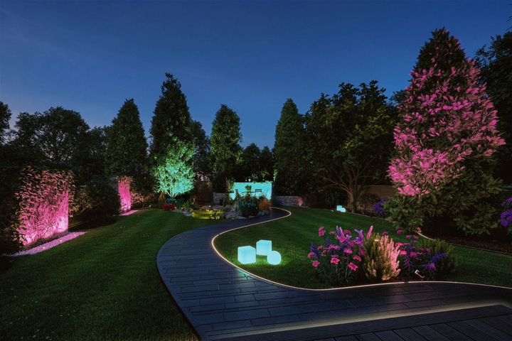 Produktbild Paulmann Outdoor Plug & Shine Stripe Neon (RGBW, 1000 cm, Outdoor)