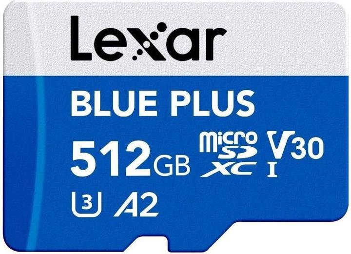 Image du produit Lexar MEMORY MICRO SDXC 512GB UHS-I/W/A LMSBLPL512G-BNANG (512 Go, microSDXC, U3, UHS-I)