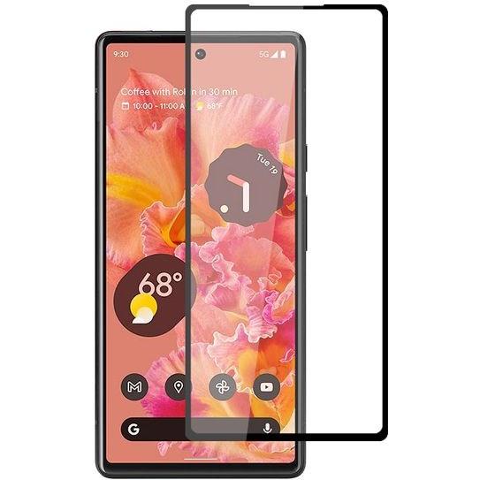 Mocolo 2.5D Full Screen Schutzglas Displayschutz (1 Stück, Google Pixel 6), Smartphone Schutzfolie, Transparent