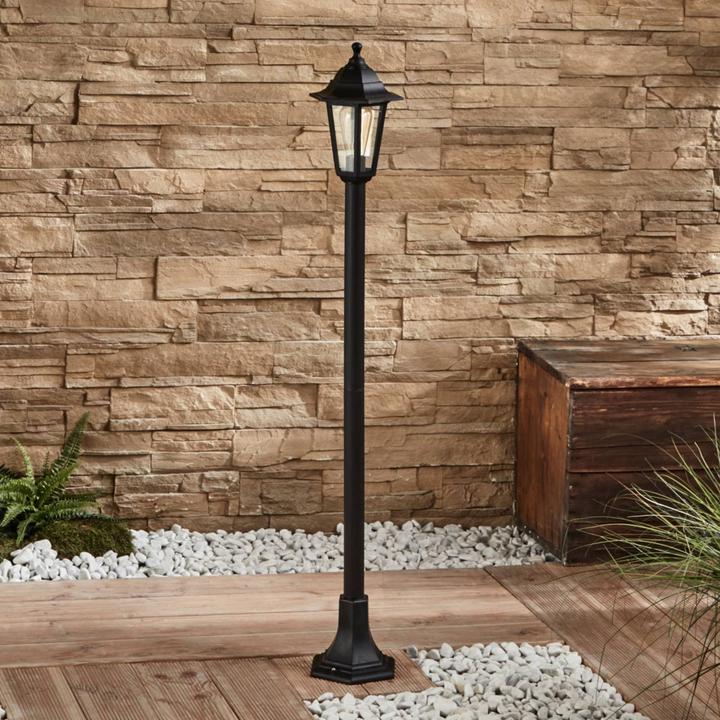 Produktbild Lindby Nane Parkleuchte Black (E27, IP44)