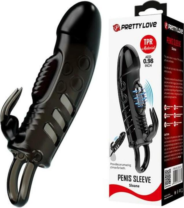 Actual product image Pretty Love Sloane Penis Rabbit Black