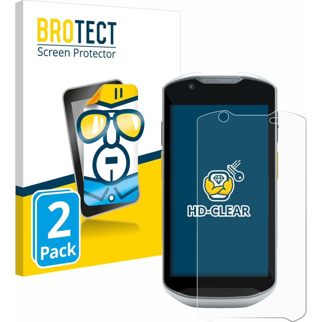 BROTECT Schutzfolie Displayschutz Klar, Barcode-Scanner Zubehör