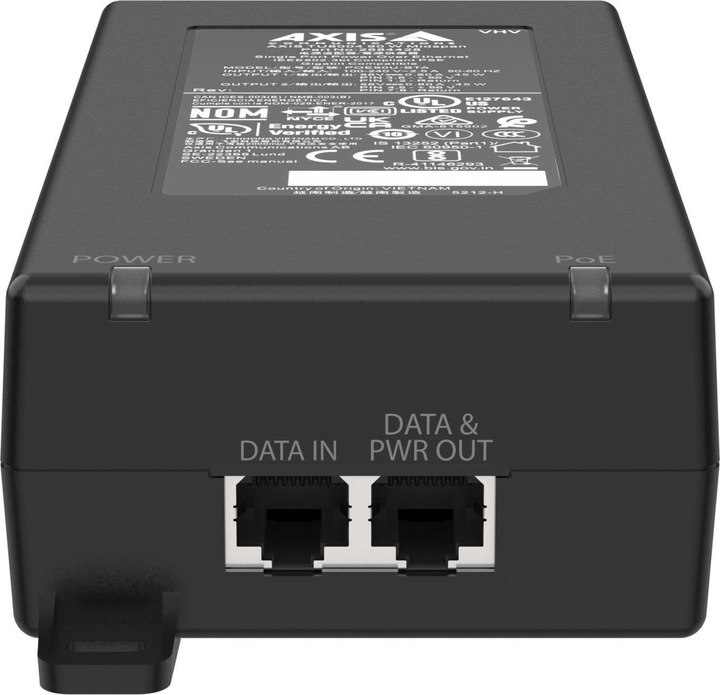Actual product image Axis TU8004 90 W Midspan (802.3bt (PoE++), 90 W)