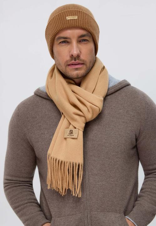 Image du produit Bellemere Headgear Ribbed Lambswool Beanie (Taille unique)