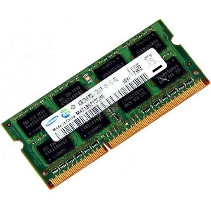 Samsung SO DDR3 4GB PC1600 CL9 Samsu (1 x 4GB, 1600 MHz, DDR3-RAM, SO-DIMM), RAM, Grün