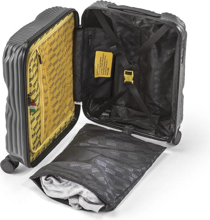 Produktbild Crash baggage STRIPE - Cabin Trolley, Smoke (36 l)