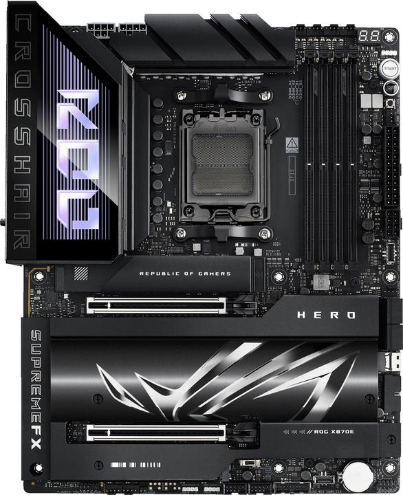 ASUS Rog Crosshair X870e Hero (AM5, AMD X870E, ATX)
