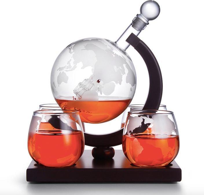 Immagine prodotto TOP Mappamondo in vetro con veliero (0.85 l)