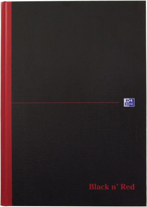 Produktbild Oxford Black 'n Red (A4, Kariert, Harter Einband)