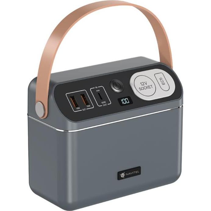 Navitel NS150 (60000 mAh, 60 W, 222 Wh), Powerbank, Grau
