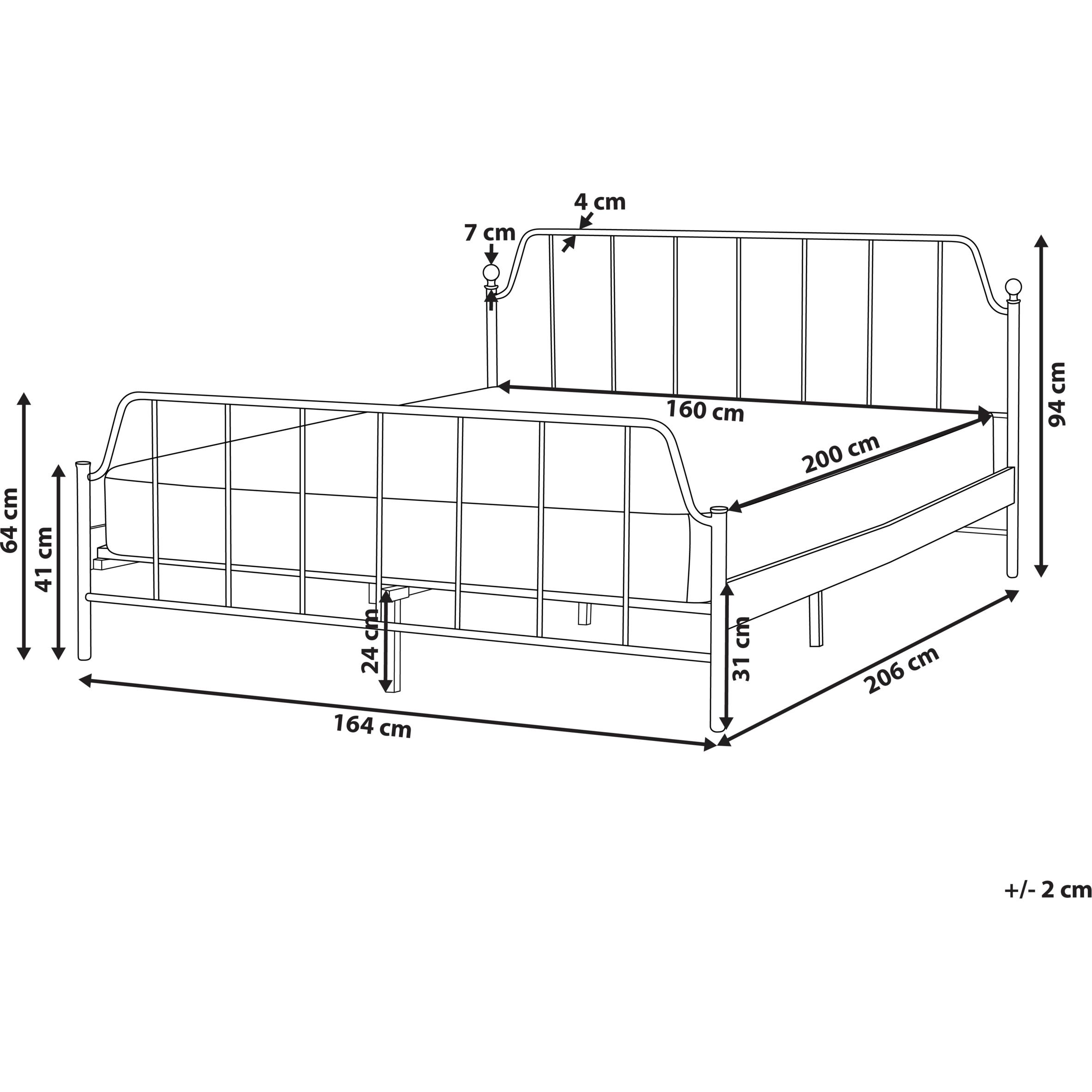 Thumbnail - Beliani, Bett, Mauressac (160 x 200 cm)