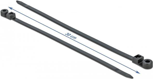Produktbild Delock Cable Tie with Fastening Eyelet (300 mm, 10 Stk.)