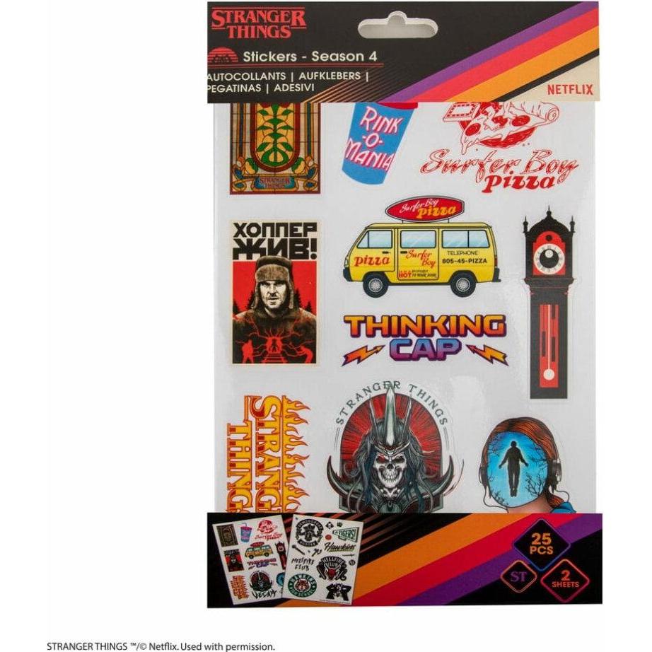 Thumbnail - Cinereplicas, Sticker, Stranger Things Sticker Pack Season 4 Umkarton (5)