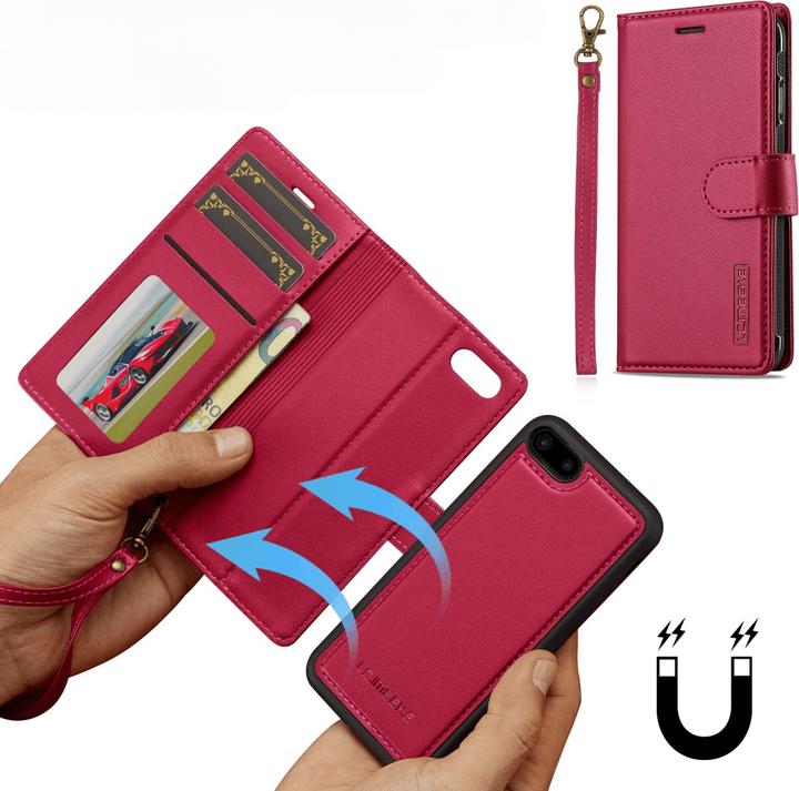 Actual product image LC.Imeeke iPhone SE / 8 / 7 - Teilbare Brieftasche 2-in-1 Handyhülle (Apple iPhone SE (3rd Gen), Apple iPhone 7, Apple iPhone 8, Apple iPhone SE (2nd Gen))