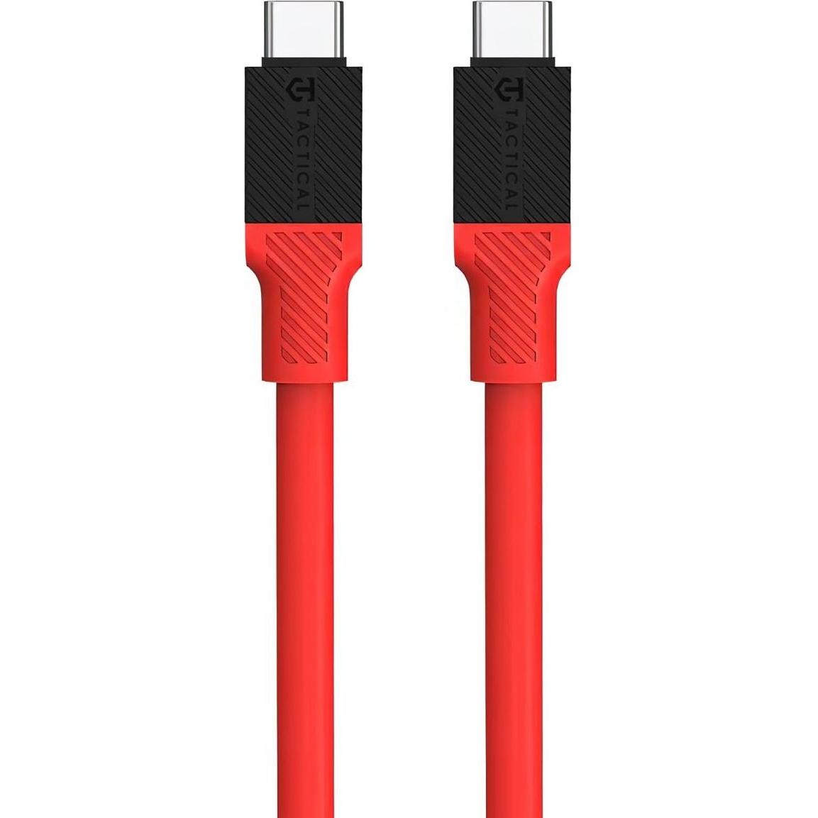 Tactical Fat Man Cable USB-C/USB-C 1m Red (1 m, USB 2.0), USB Kabel