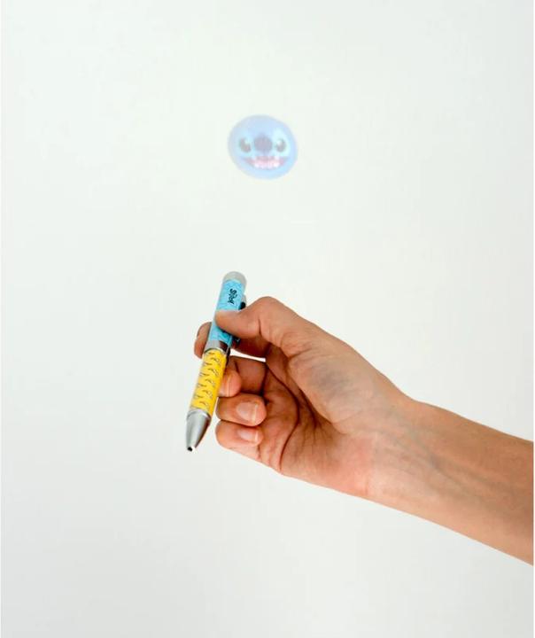 Produktbild NoName STITCH - Notebook Peluche + Stylo à Bille Lumineux - Format A5 (A5, Gepunktet, Harter Einband)