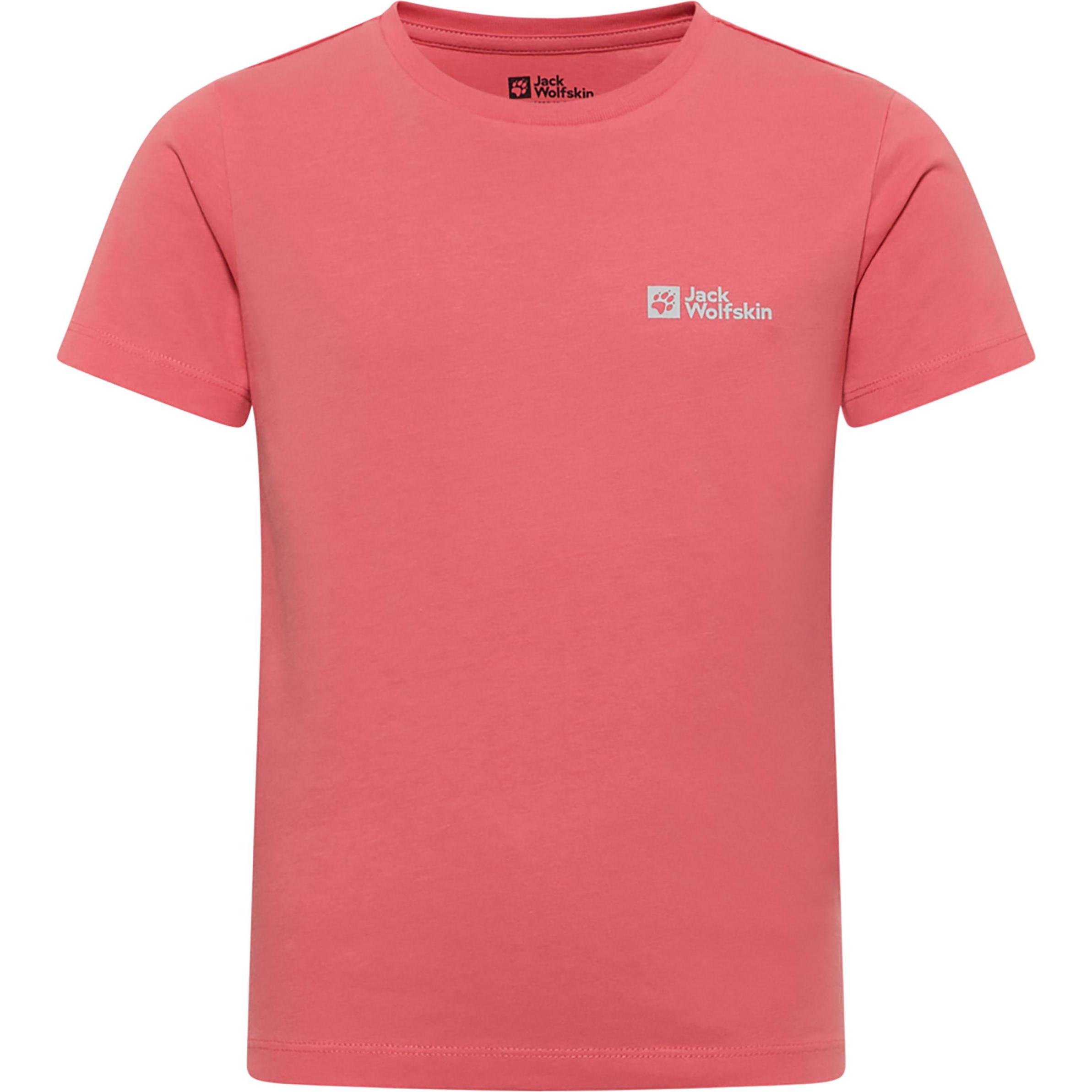 Jack Wolfskin, Jungen, Sportshirt, Essential Cotton T K (176), Pink, 176