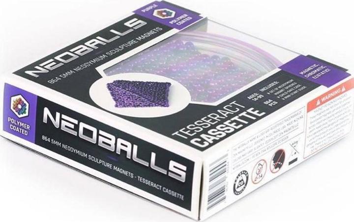 Actual product image Neoballs Sphere Magnets Purple- Tesseract Cassette