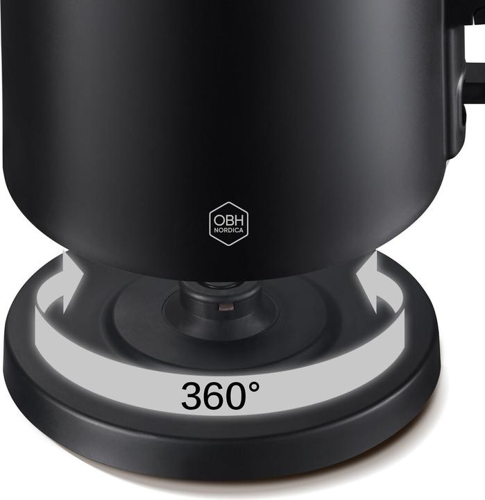 Produktbild OBH Nordica Thermo Protect Electric Kettle 1.5L, black (1.50 l)