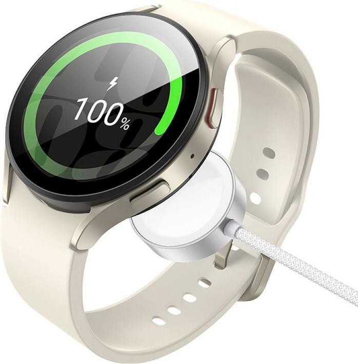 Actual product image Hoco CW59 Charging Cable for Watch / Galaxy Watch Series, White