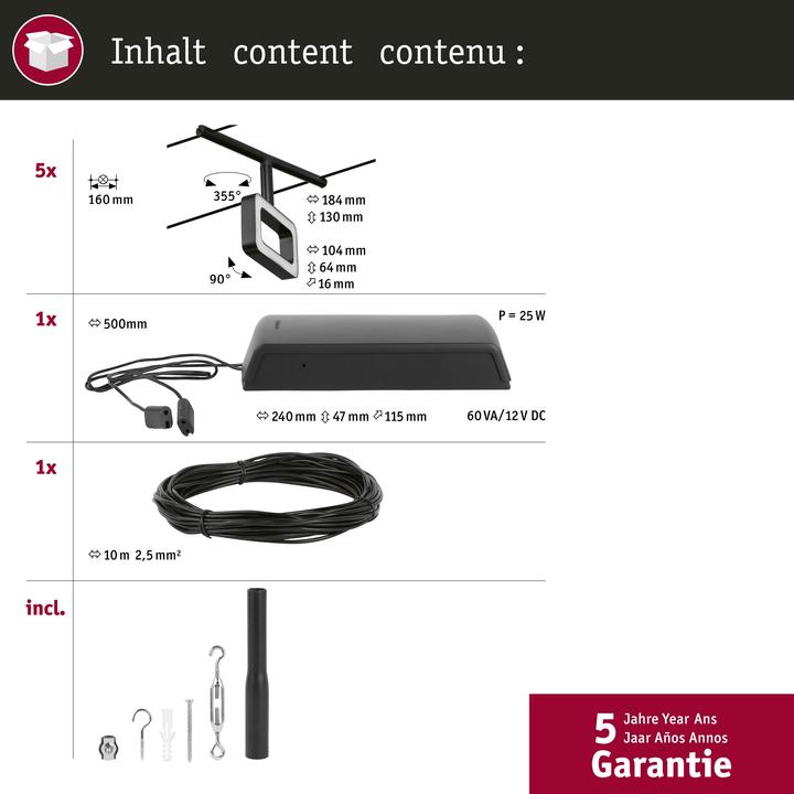 Produktbild Paulmann Wire System Frame
