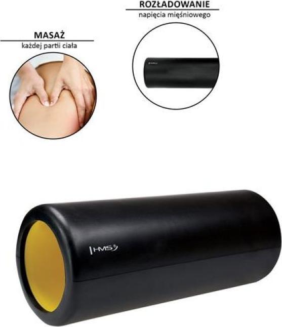 Actual product image HMS Exercise roller FS111, black, 33cm (14 cm)
