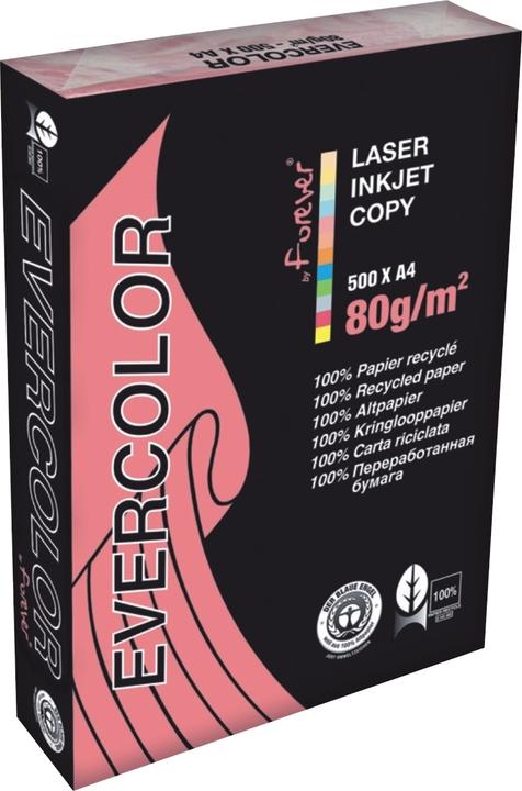 Produktbild Clairefontaine Recyclingpapier Evercolor rosa DIN A4 80 g/qm 500 Blatt (80 g/m², 500 x, A4)