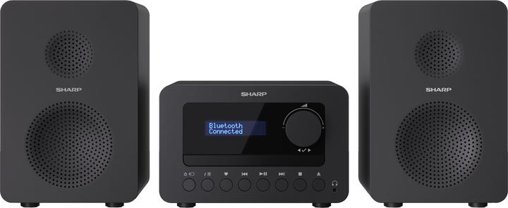 Productafbeelding Sharp XL-B520D DAB+/BT Hifisysteem zwart (Bluetooth, CD Speler, 2x 20 W)