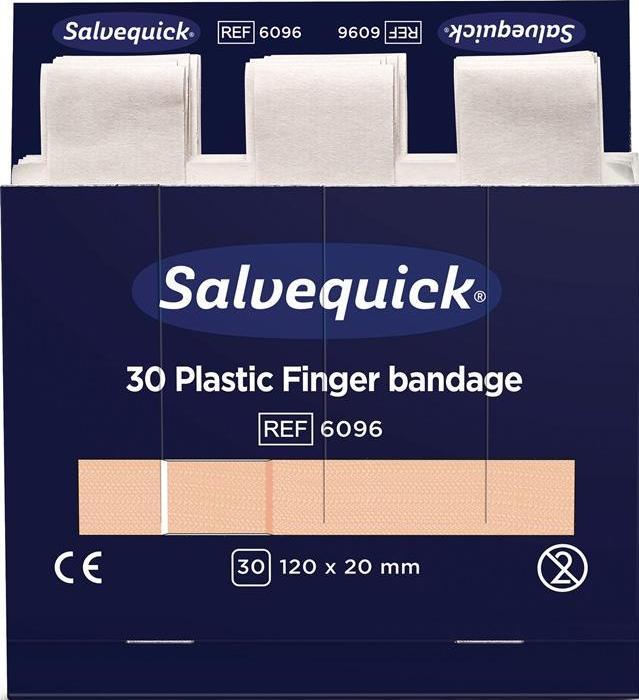 Actual product image Salvequick Refill Plaster Strips waterproof (120 x)