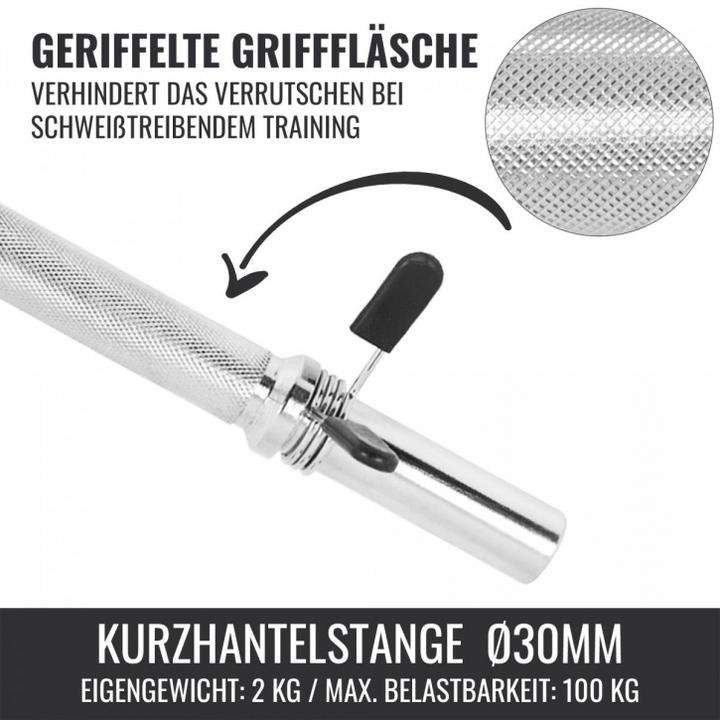 Produktbild Gorilla Sports Kurzhantelstange