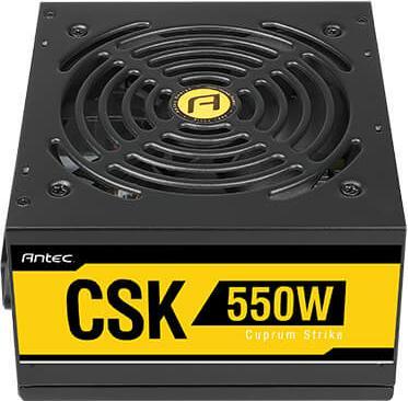 Actual product image Antec 550W CSK550 Cuprum Strike PSU, 80 Bronze, Fully Wired, Continuous Power (550 W)