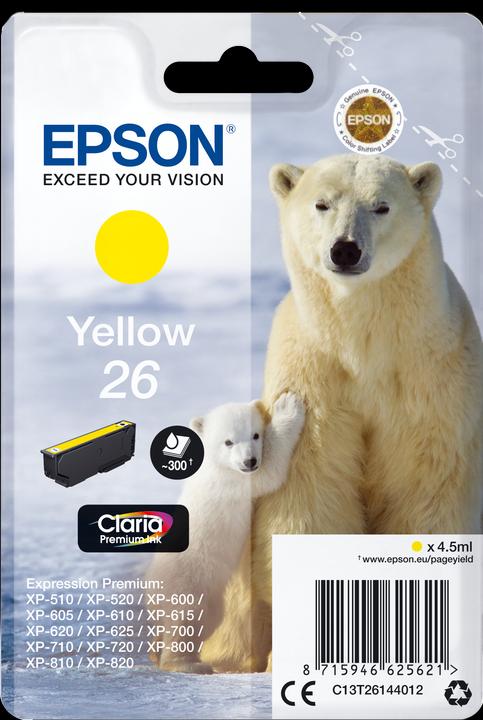 Produktbild Epson 26 Claria Premium (Y)