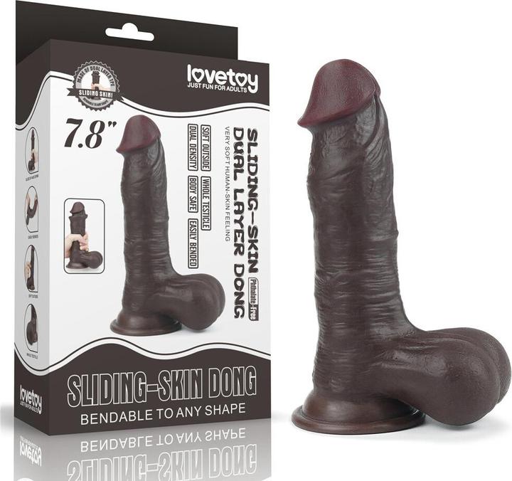 Image du produit Lovetoy Godemiché Sliding-Skin Dual Layer 19.5cm
